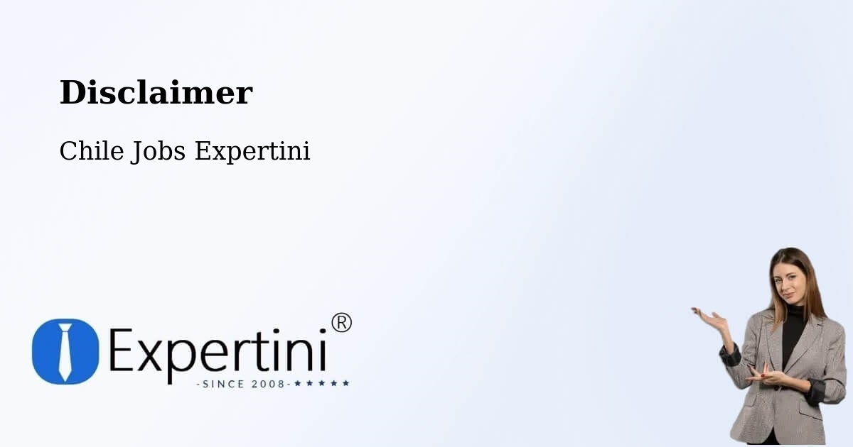 Disclaimer – Cabildo - Chile Jobs Expertini